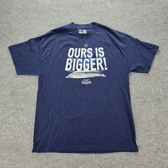 Dallas Cowboys Tshirt Mens Large Ours Is Bigger Inaugural Season NFL Football‎ - Picture 1 of 7